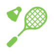 Badminton-icons