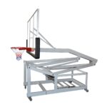 Košarkaški koš sa podesivom konstrukcijom 1.20-3.05m, kaljeno staklo 180x105cm - Image 5