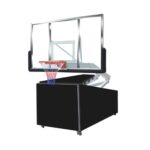 Košarkaški koš sa podesivom konstrukcijom 1.20-3.05m, kaljeno staklo 180x105cm - Image 4