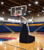 Košarkaški koš sa podesivom konstrukcijom 1.20-3.05m, kaljeno staklo 180x105cm