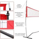 Mreža za odbojku sa fiberglas konstrukcijom Vanor 380x243cm - Image 5